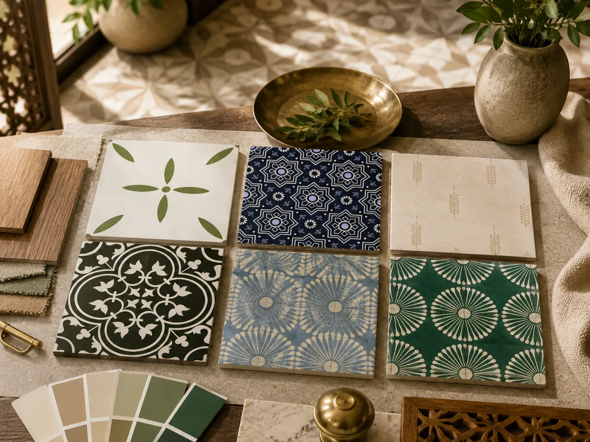 hoose the Right Moroccan Tile Color Combination 